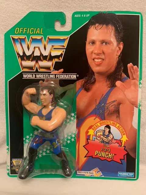 WWF Hasbro 1-2-3 Kid Mint on Card MOC