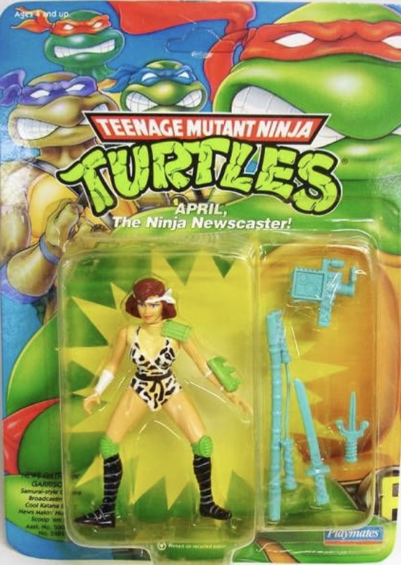 April the Ninja Newscaster action figure