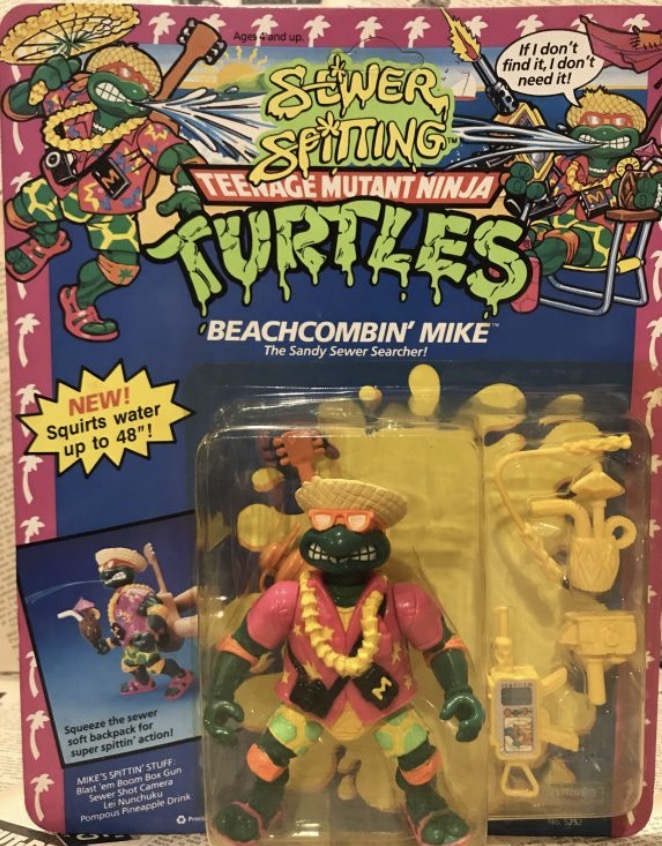Sewer Spitting Beachcombin Mike action figure