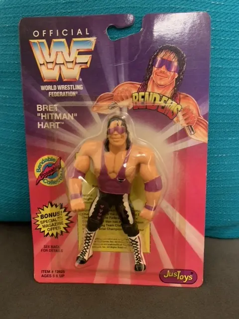 Bret Hitman Hart Bendems figure