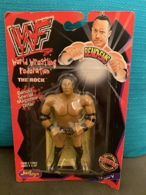 The Rock Bendems action figure