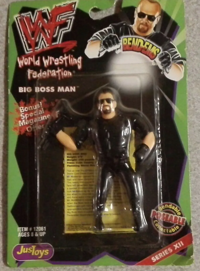 Big Boss Man Bendems action figure