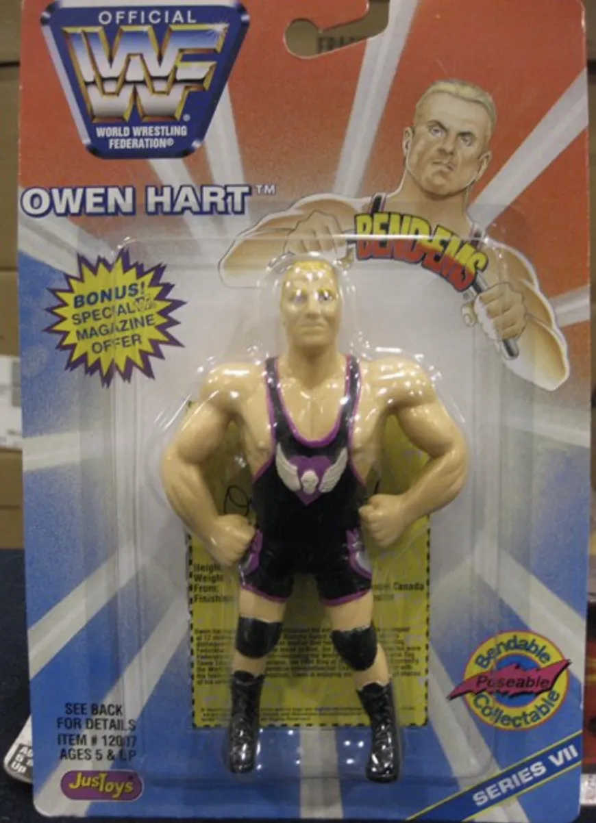 Owen Hart Bendems action figure