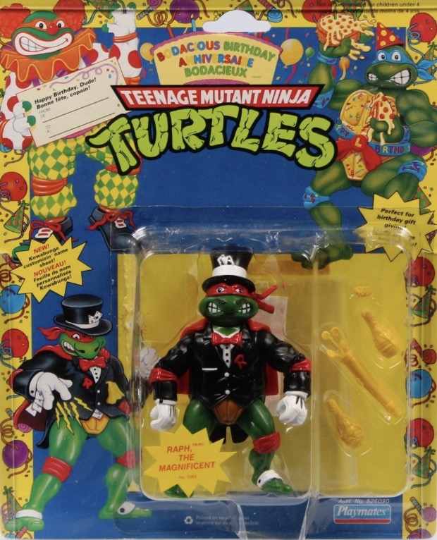 Bodacious Birthday Raph the Magnificent action figure