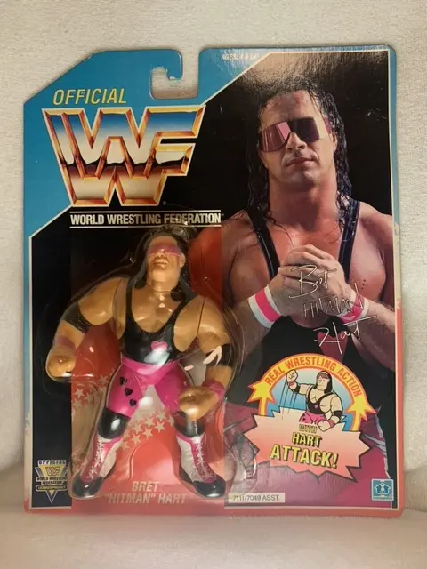 Signed Bret the Hitman Hart 1