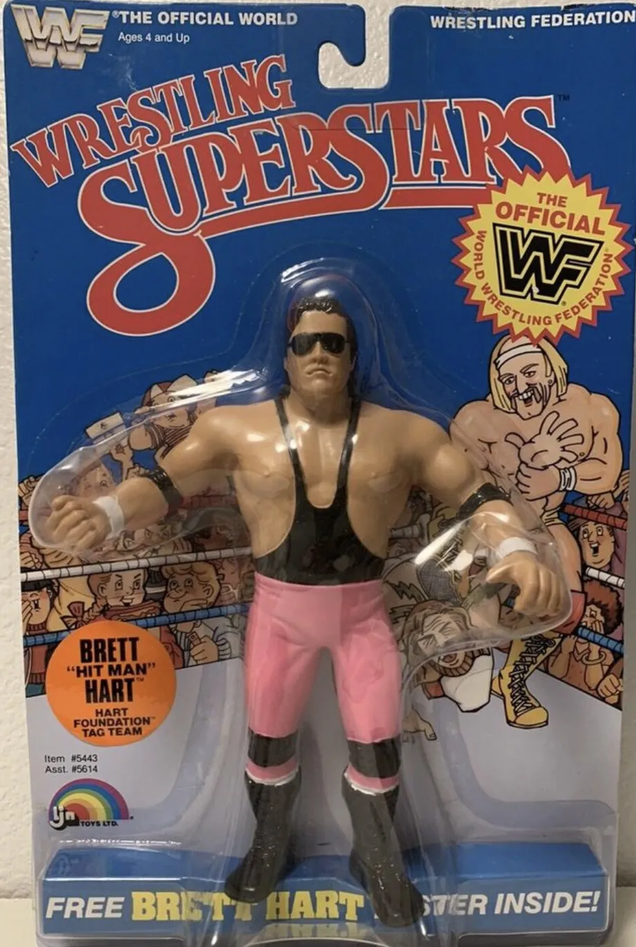 Bret Hitman Hart LJN action figure