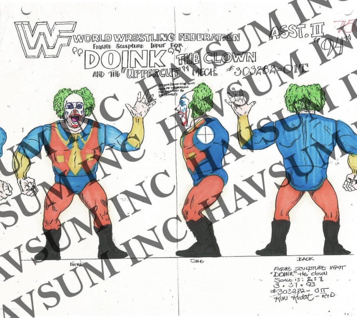 WWF Hasbro Unreleased Doink