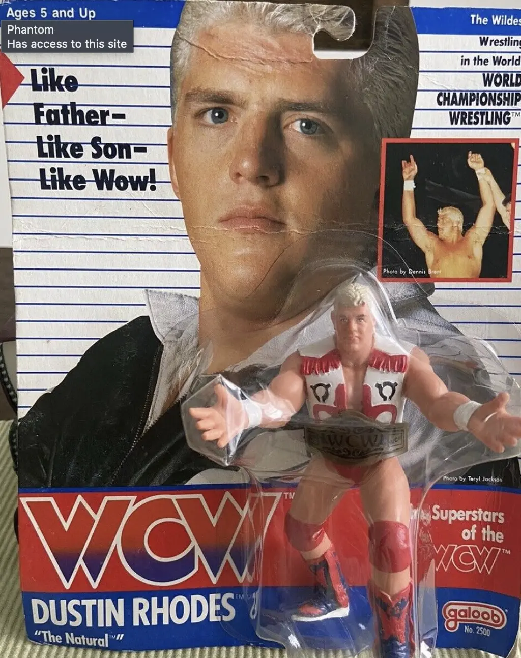 Dustin Rhodes action figure