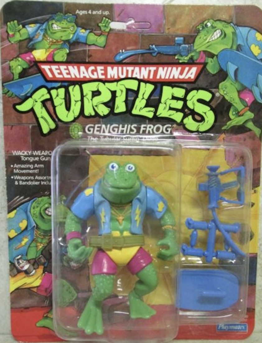Genghis Frog - Green Belt action figure