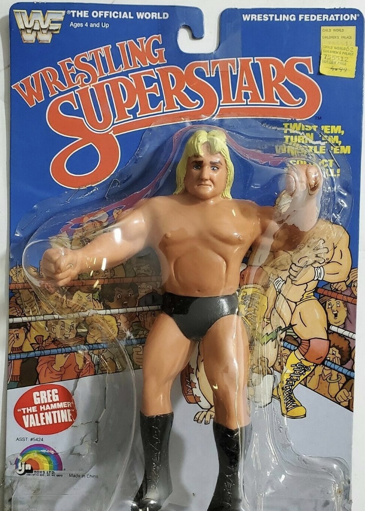Greg Valentine Ljn WWF LJN Value Guide (2026) – MOC Mint on Card