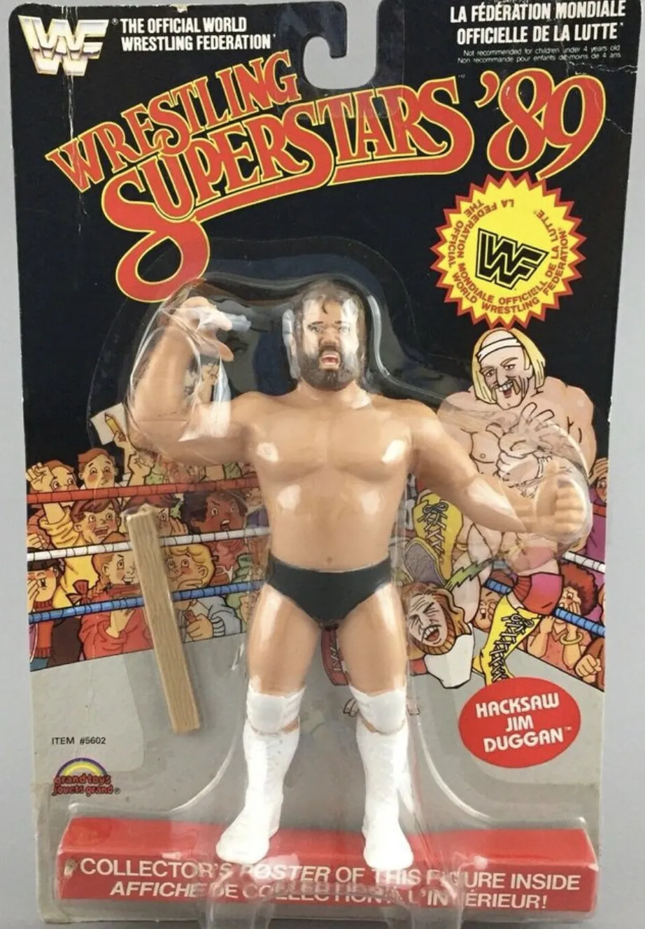 Hacksaw Jim Duggan LJN 2 action figure