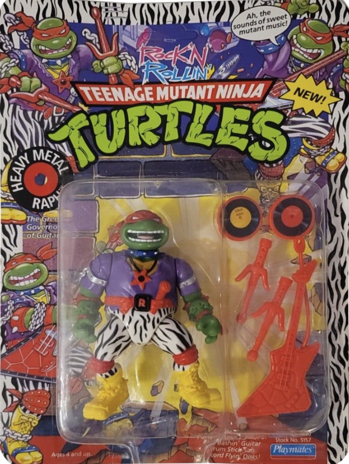 Rock n Rollin Heavy Metal Raph action figure