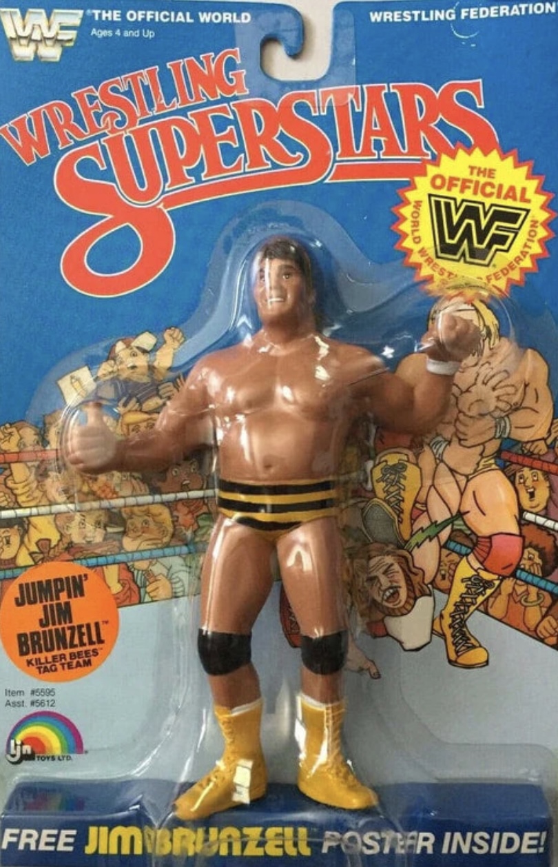 Jim Brunzell WWF LJN Value Guide (2026) – MOC Mint on Card