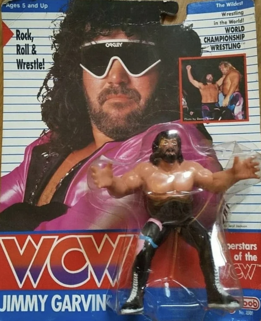 WWF Hasbro Jimmy Garvin Retro Figure