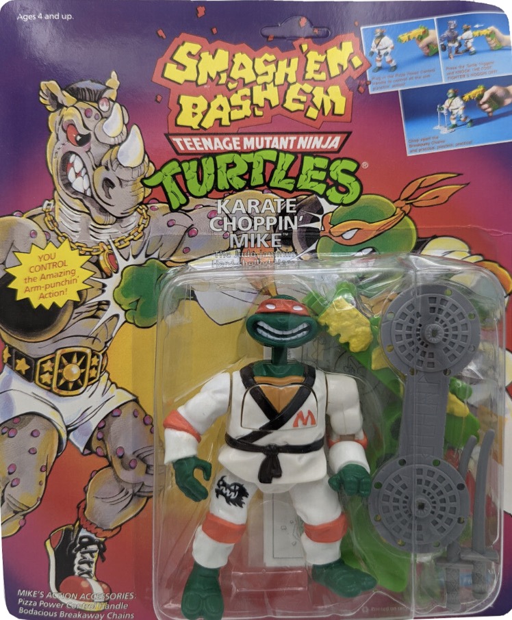 Smash Em Bash Em Karate Choppin Mike action figure