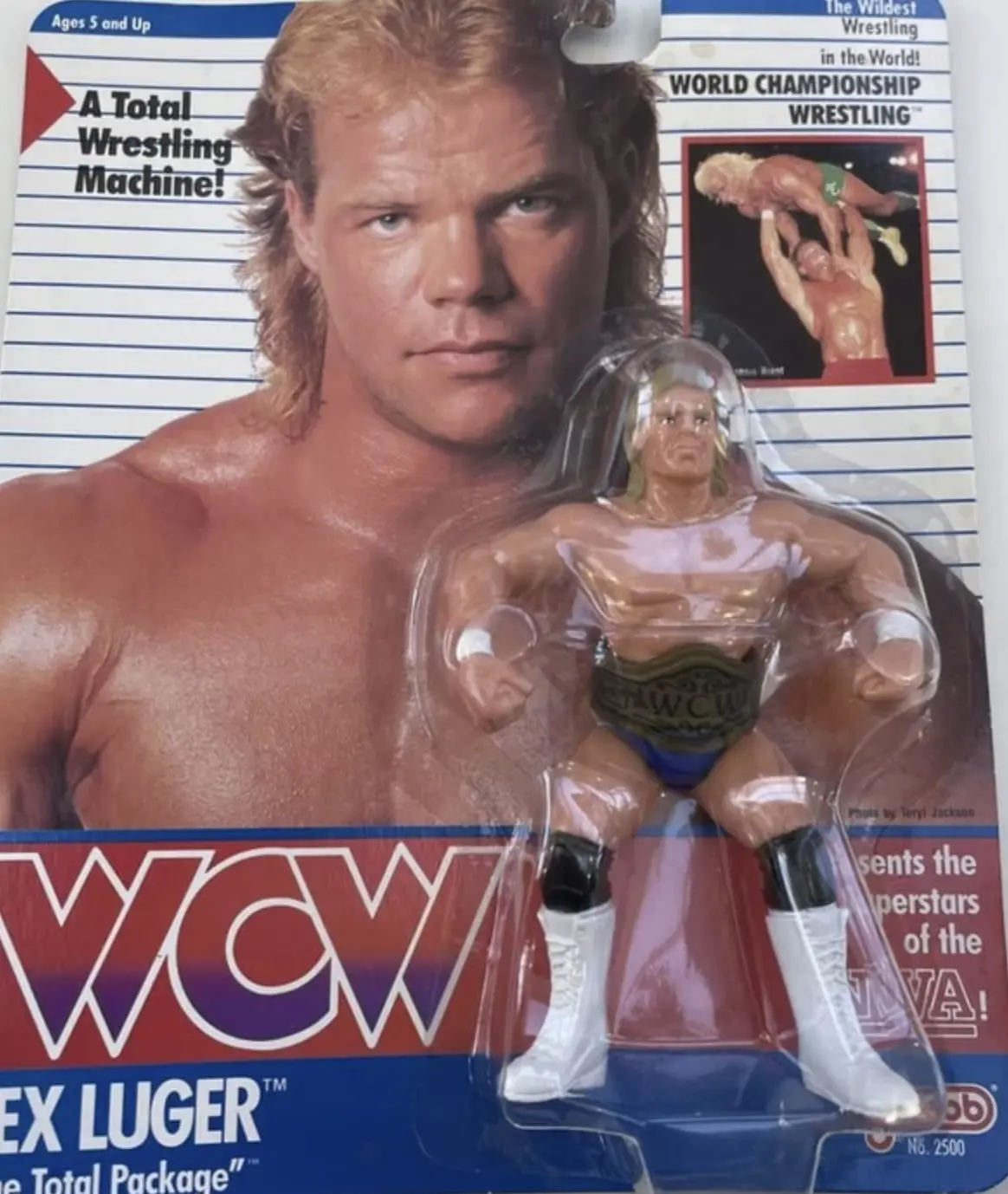 Lex Luger Blue Trunks action figure