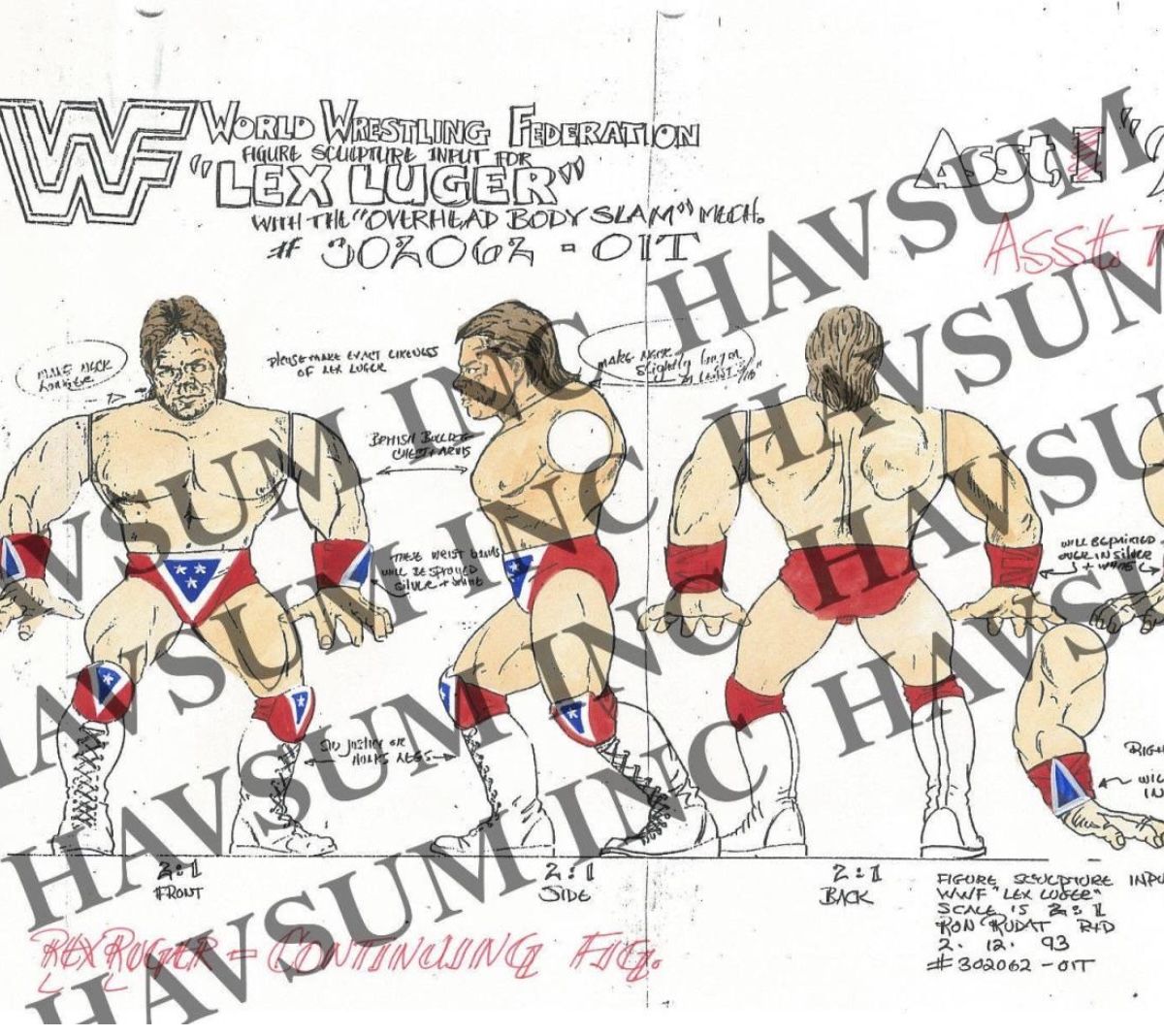 WWF Hasbro Unreleased Lex Luger