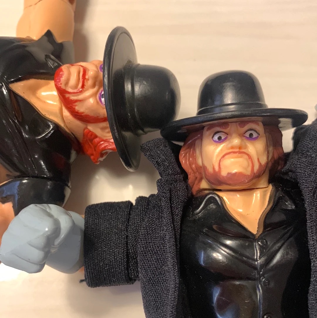 WWF Hasbro figure Undertaker Mailaway face