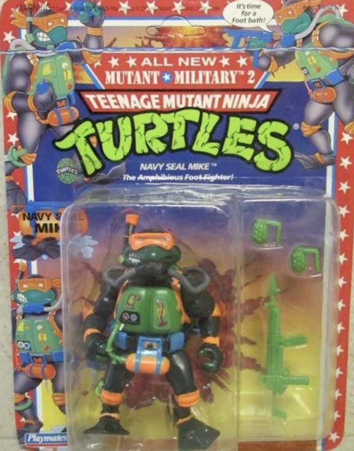 Mutant Military Navy Seal Mike action figure
