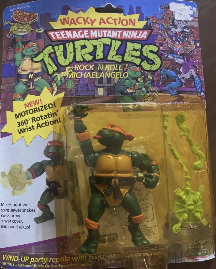 Rock N Roll Michaelangelo action figure