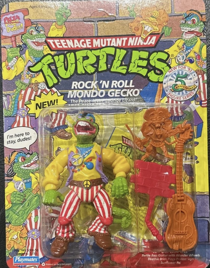 Rock n Roll Mondo Gecko action figure