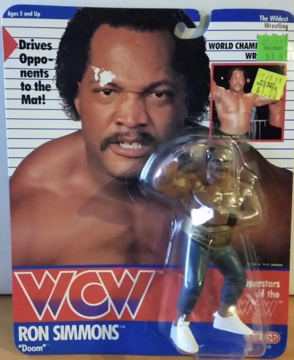 Ron Simmons Blue Tights action figure