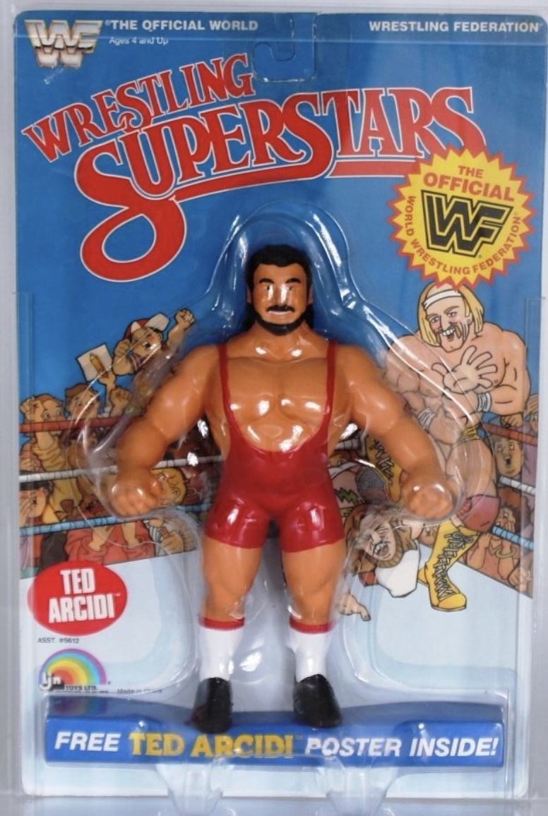 Ted Arcidi WWF LJN Value Guide (2026) – MOC Mint on Card (unopened