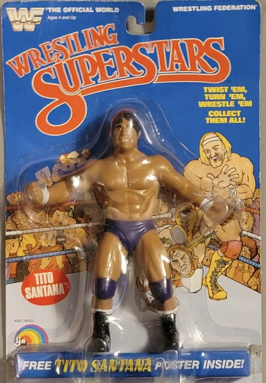 Tito Santana Purple LJN action figure