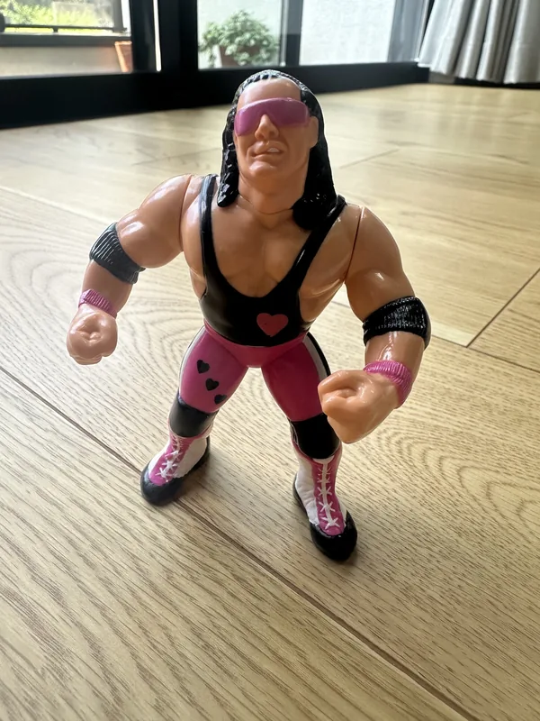 Loose WWF Hasbro Bret The Hitman Hart Series 4 figure
