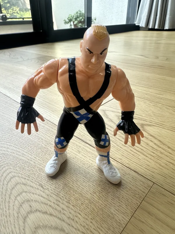 Loose WWF Hasbro Ludvig Borga Series 11 figure